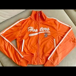 Hooters cropped track jacket